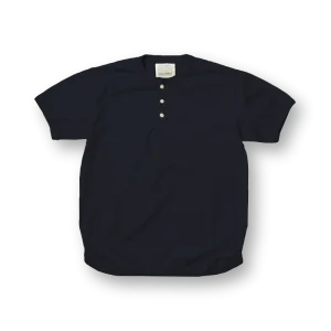 5222H-21 - Flat Seam Heavyweight Henley T-Shirt -