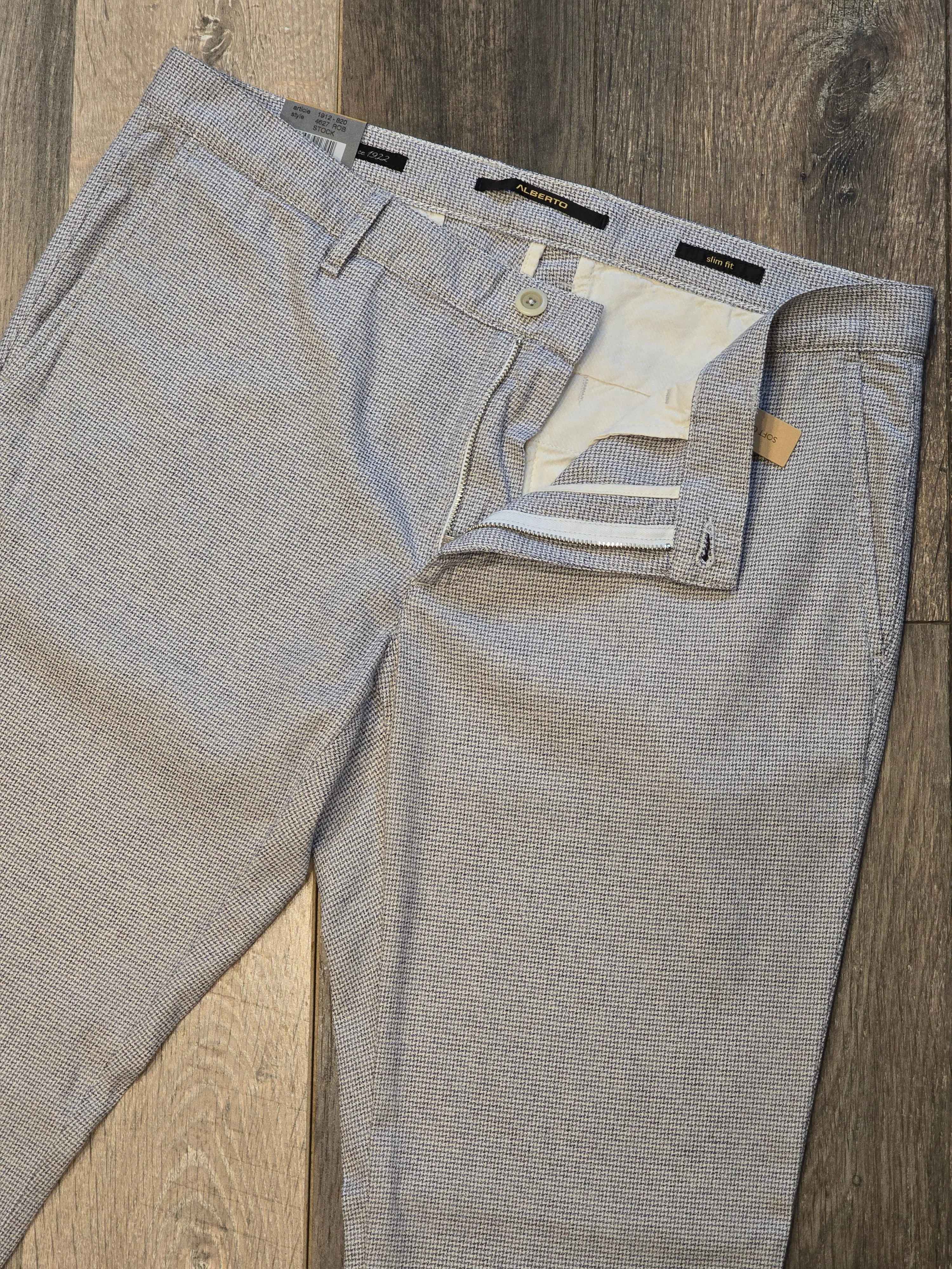 ALBERTO ROB SLIM FIT - SOFT SUMMER COTTON TROUSER