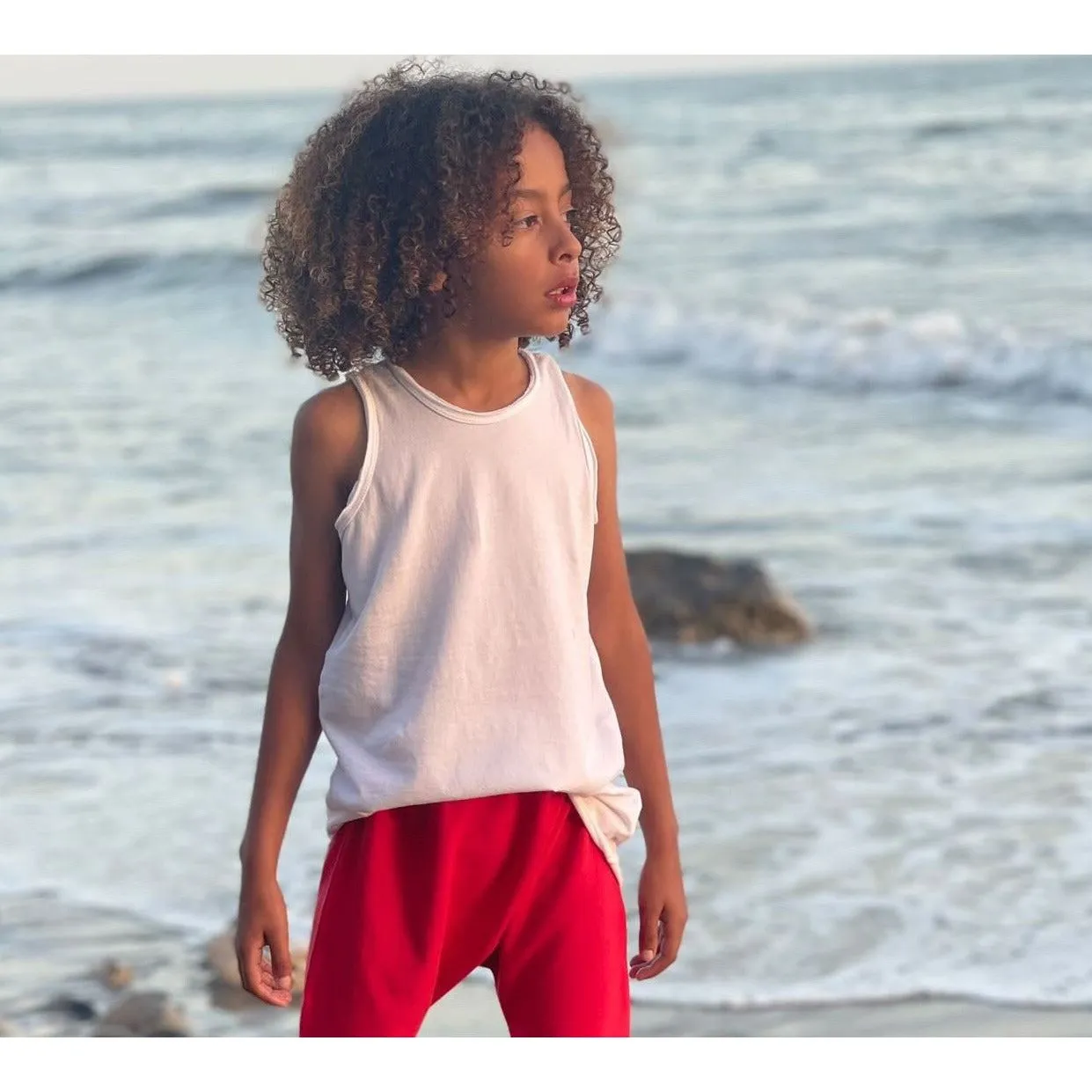 Asher Tank White