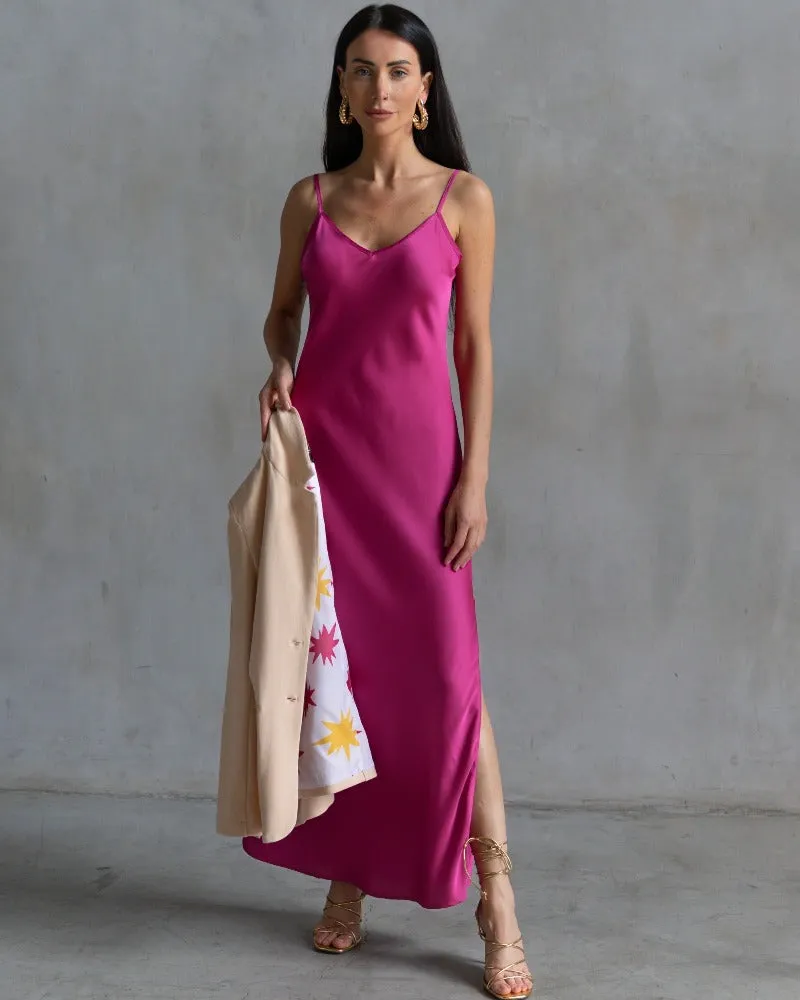 Basic Lennon Zipslip™️ Dress Berry