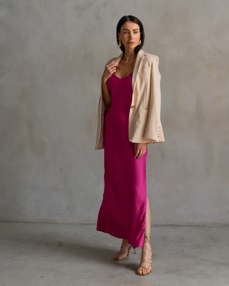 Basic Lennon Zipslip™️ Dress Berry