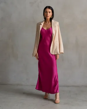 Basic Lennon Zipslip™️ Dress Berry