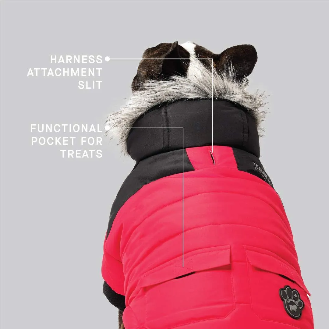 Canada Pooch True North Parka Size 18 Red Insulated Dog Coat