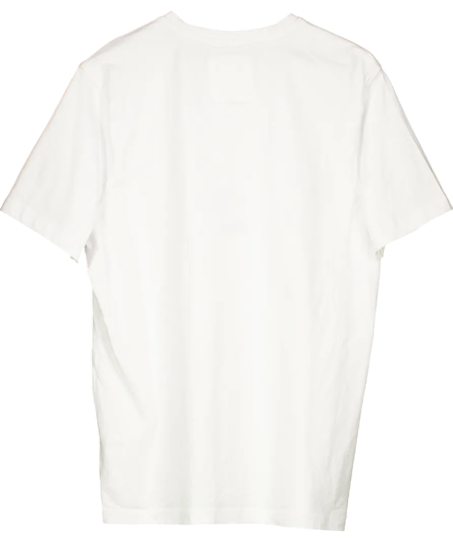 Crew Clothing Company White Round Neck Tee UK L
