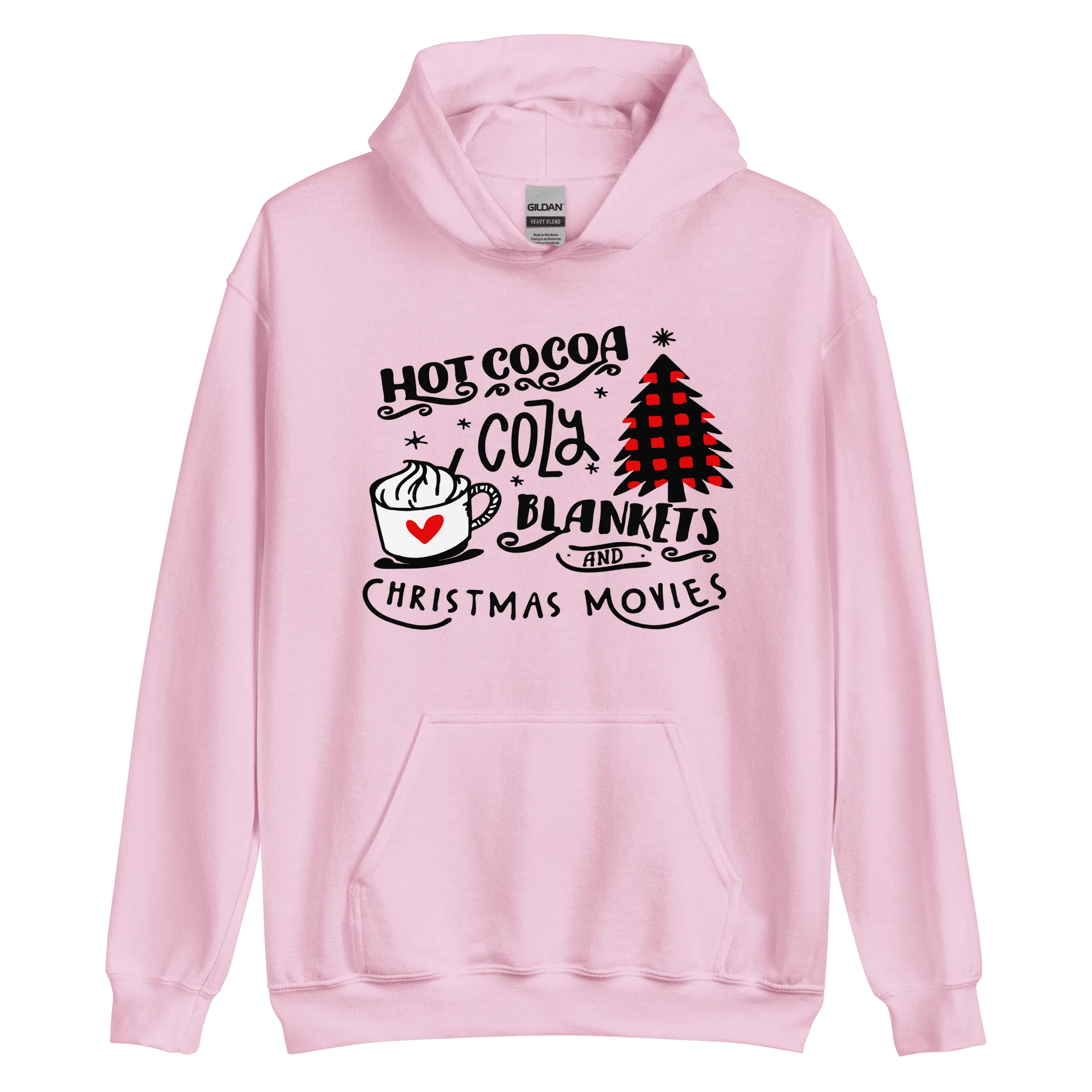Hot Cocoa Cozy Christmas Movies Unisex Hoodie