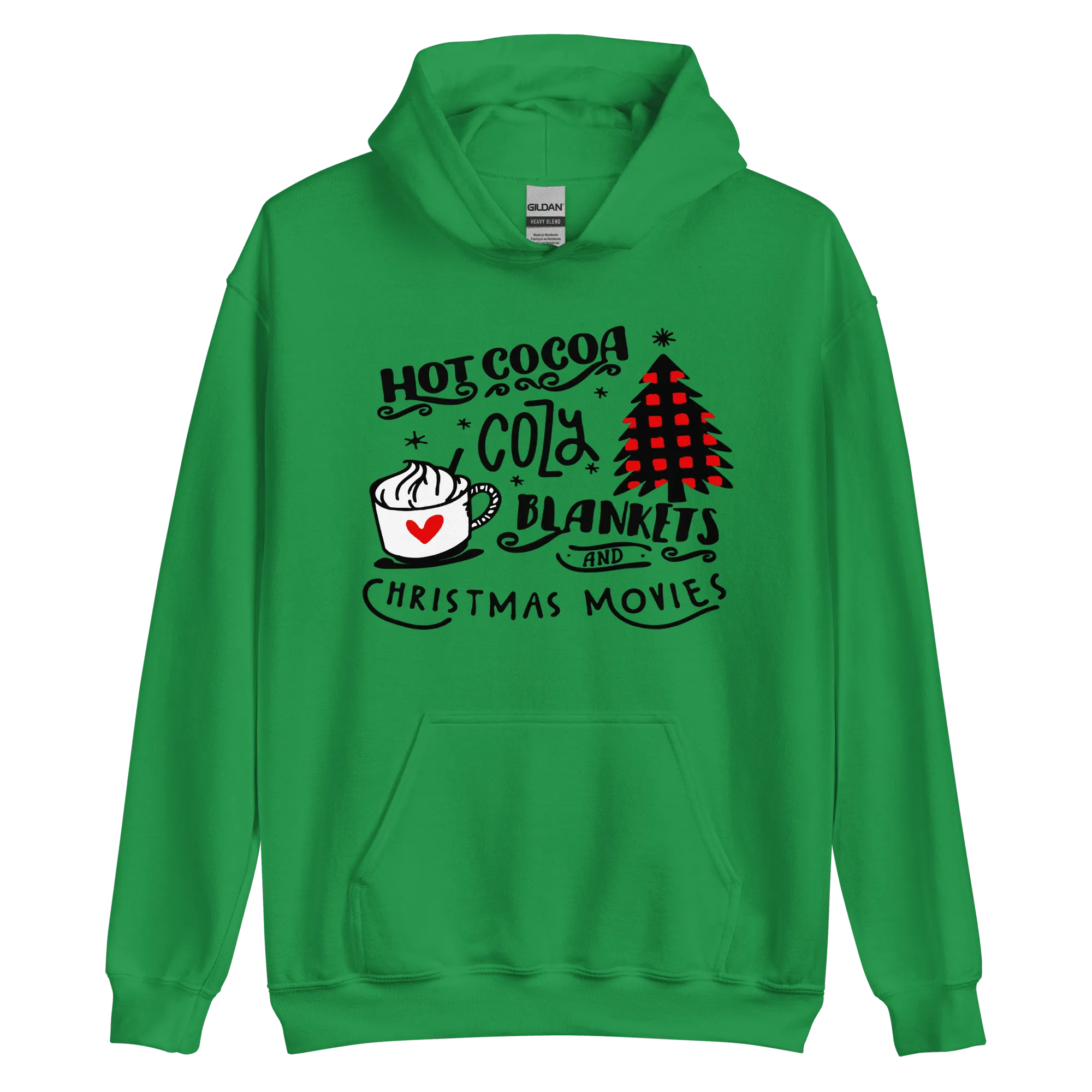 Hot Cocoa Cozy Christmas Movies Unisex Hoodie