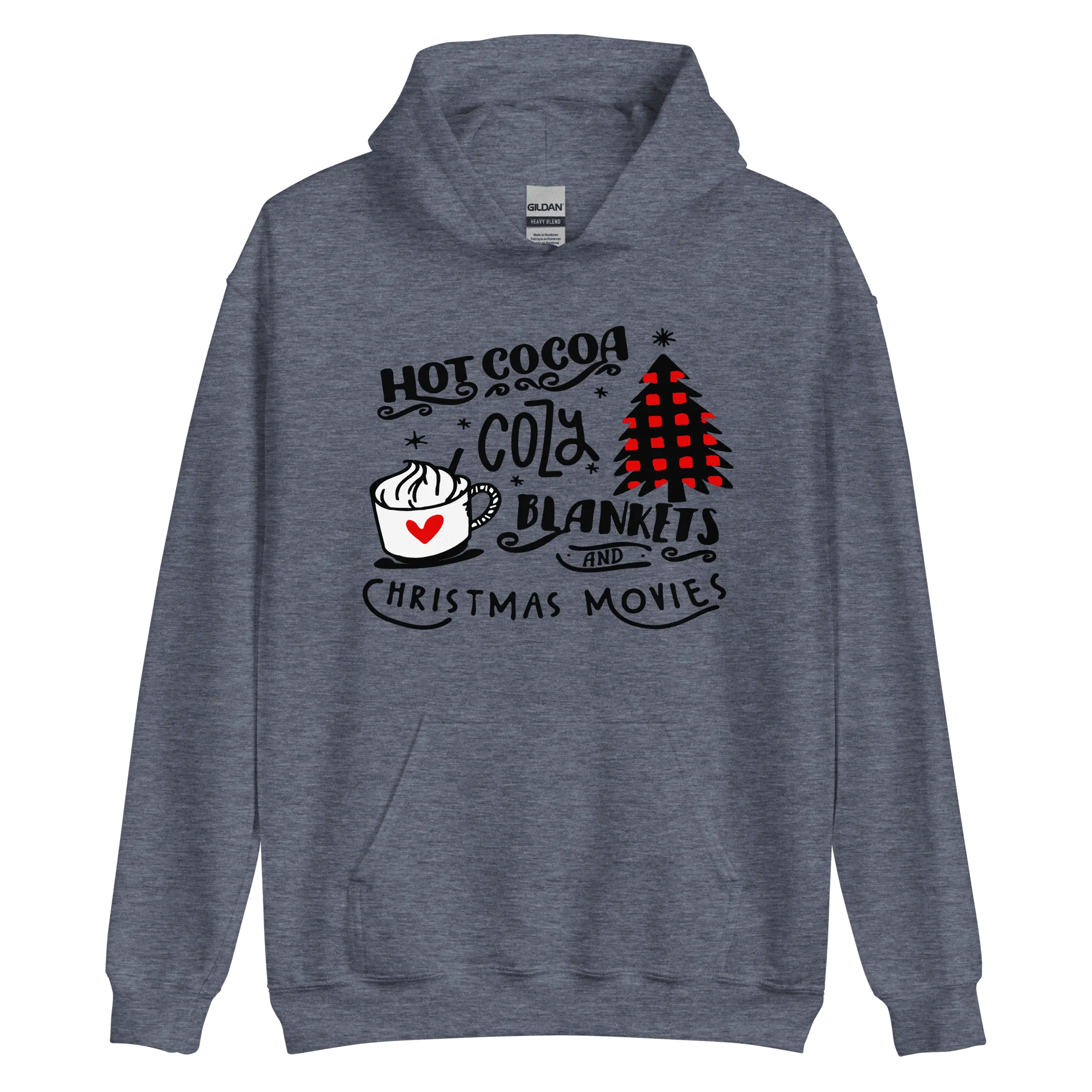 Hot Cocoa Cozy Christmas Movies Unisex Hoodie