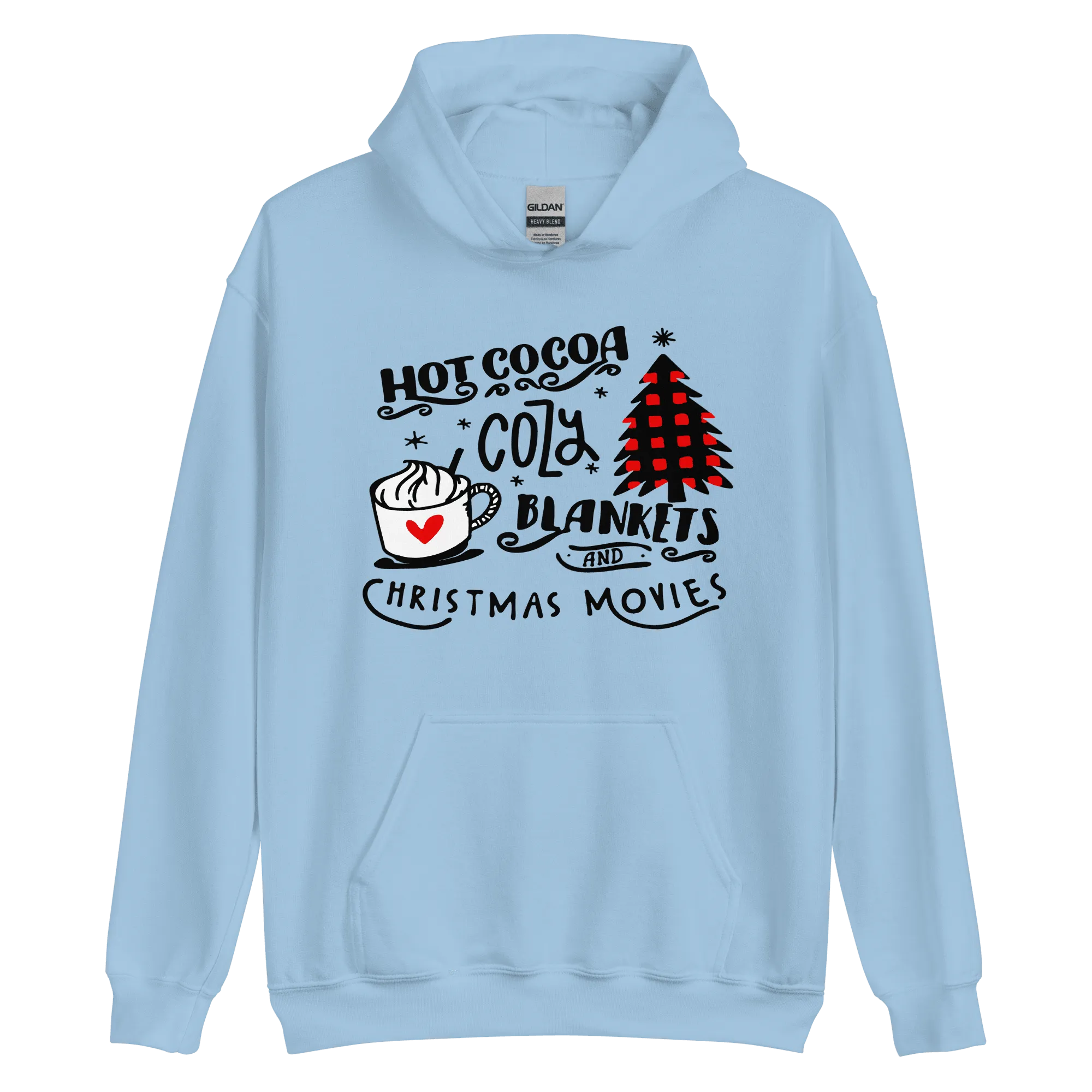 Hot Cocoa Cozy Christmas Movies Unisex Hoodie