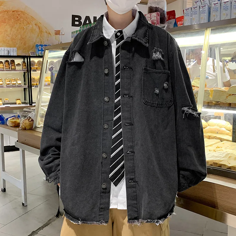 Men Denim Jacket Men's Denim Jacket Casual Jacket
