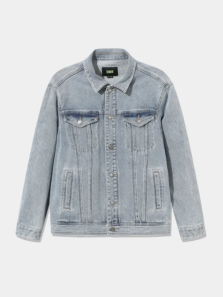 Men's Fitted Denim Jacket