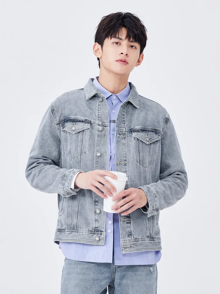 Men's Fitted Denim Jacket