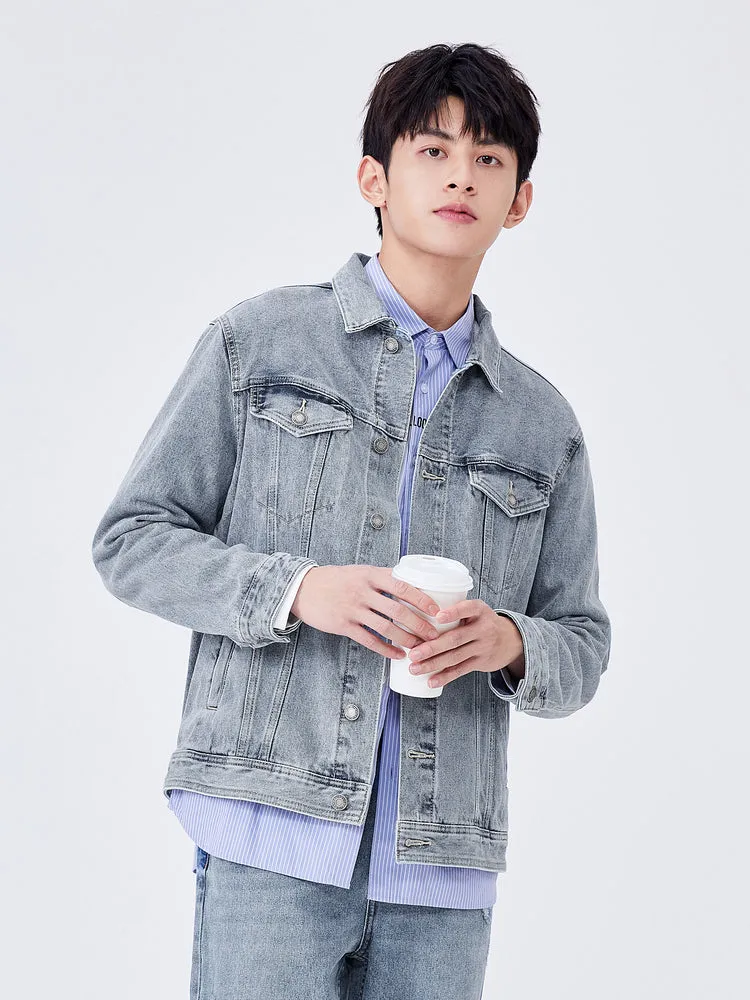 Men's Fitted Denim Jacket