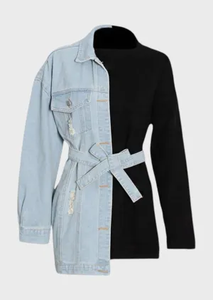 Mia Contrast Patchwork Jacket