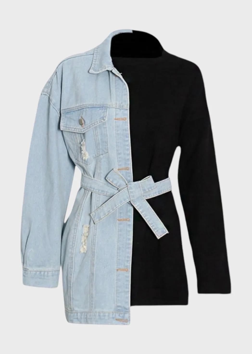 Mia Contrast Patchwork Jacket