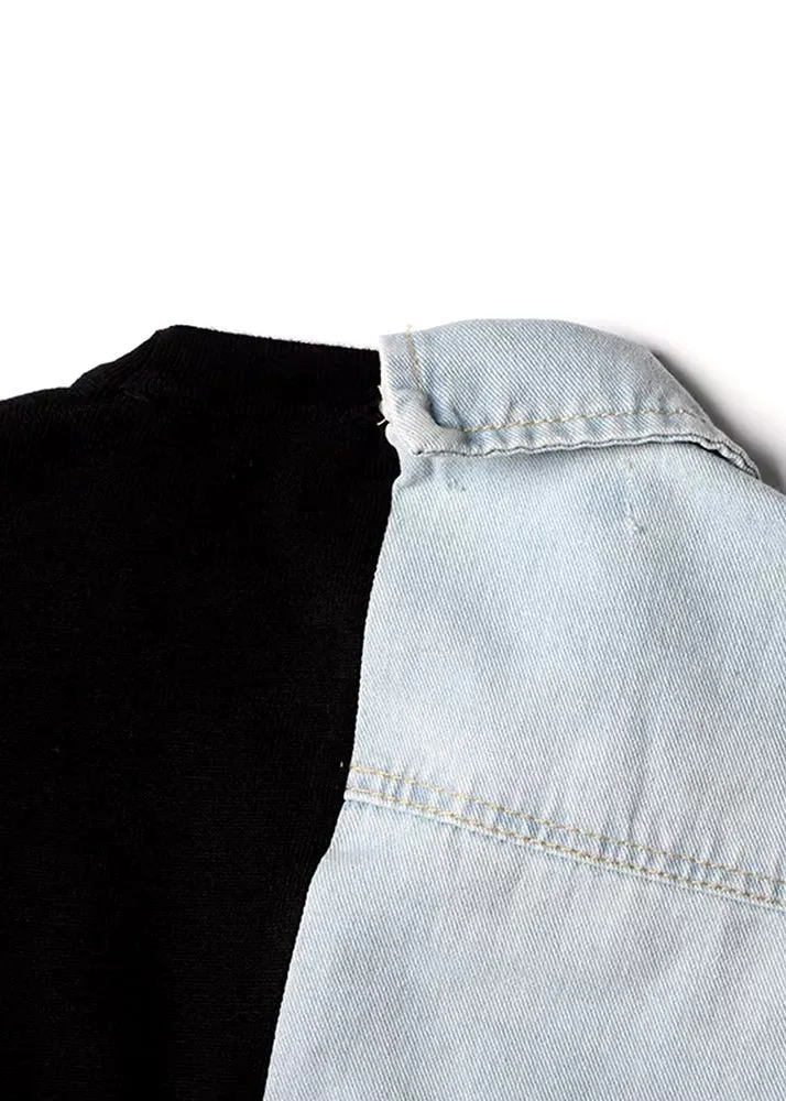 Mia Contrast Patchwork Jacket