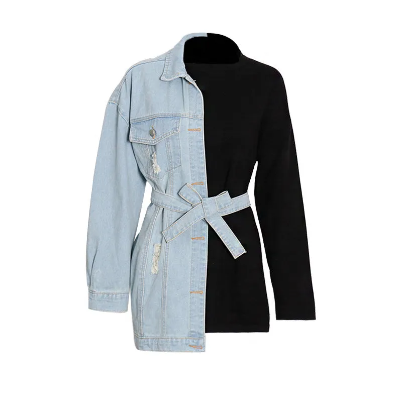 Mia Contrast Patchwork Jacket