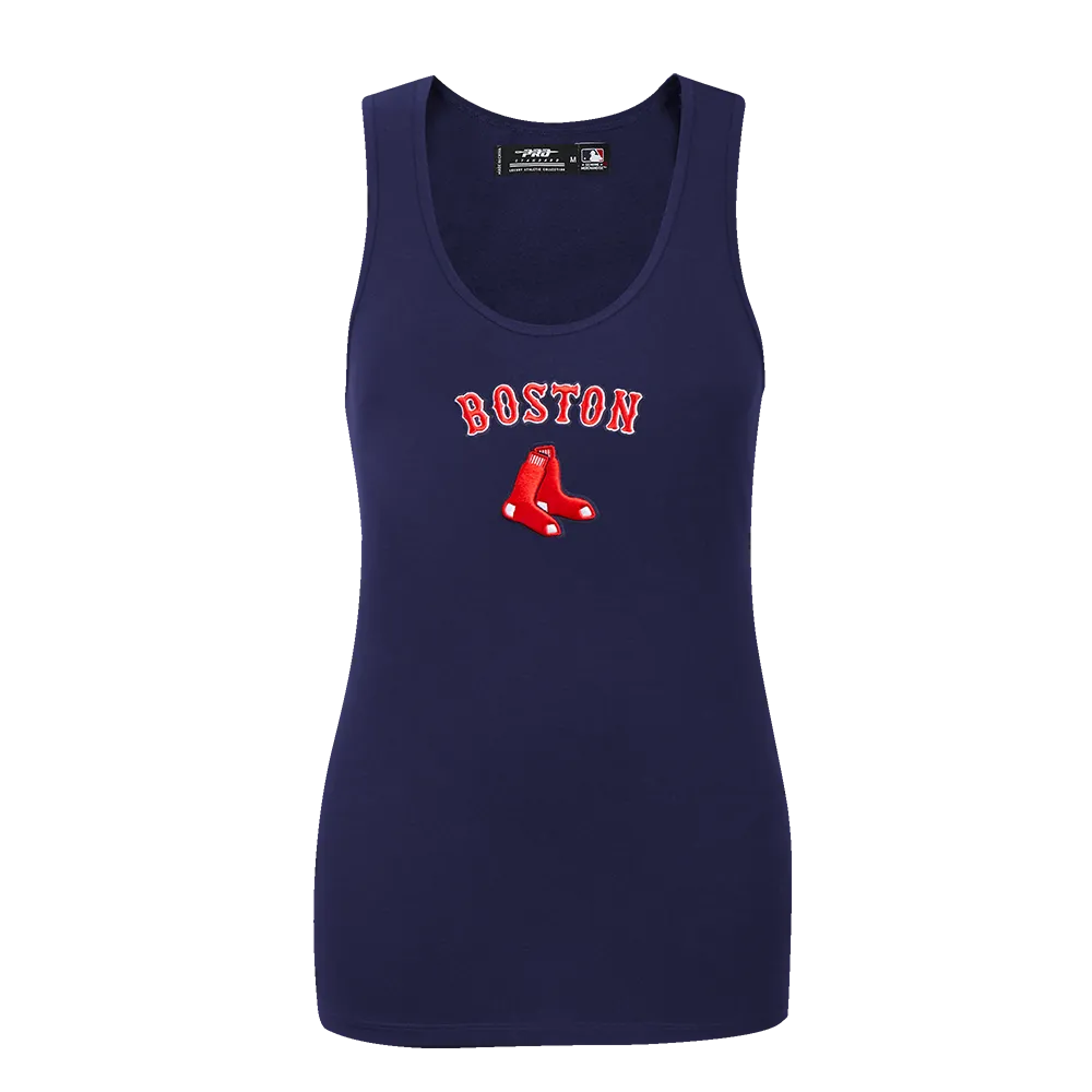 MLB BOSTON RED SOX CLASSIC WOMEN'S RELAXED FIT RACERBACK (MIDNIGHT NAVY)