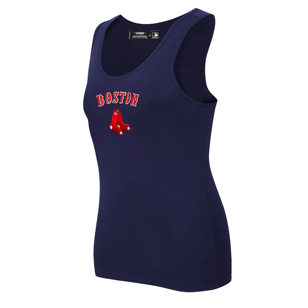 MLB BOSTON RED SOX CLASSIC WOMEN'S RELAXED FIT RACERBACK (MIDNIGHT NAVY)