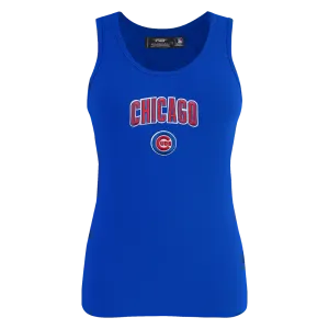 MLB CHICAGO CUBS CLASSIC WOMEN'S RELAXED FIT RACERBACK (ROYAL BLUE)