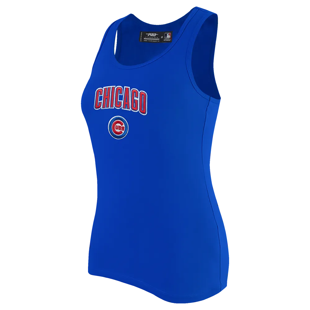 MLB CHICAGO CUBS CLASSIC WOMEN'S RELAXED FIT RACERBACK (ROYAL BLUE)
