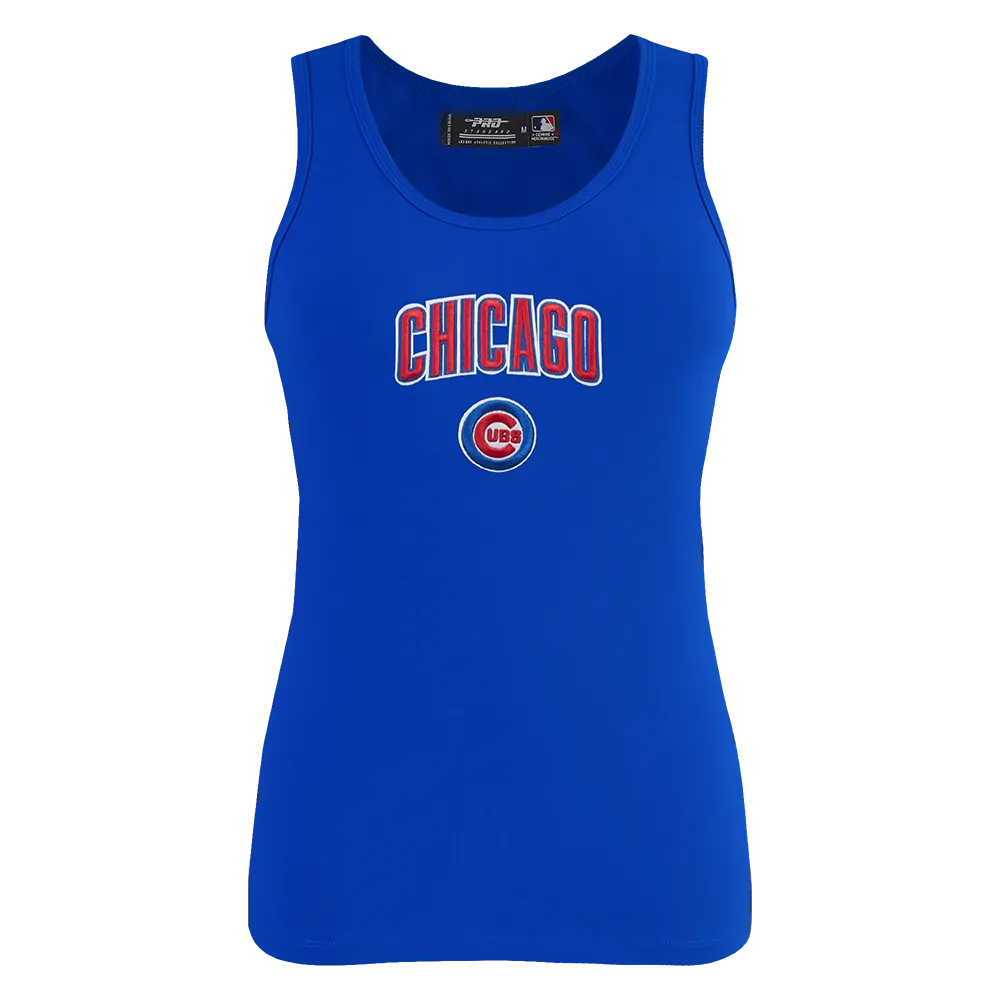 MLB CHICAGO CUBS CLASSIC WOMEN'S RELAXED FIT RACERBACK (ROYAL BLUE)