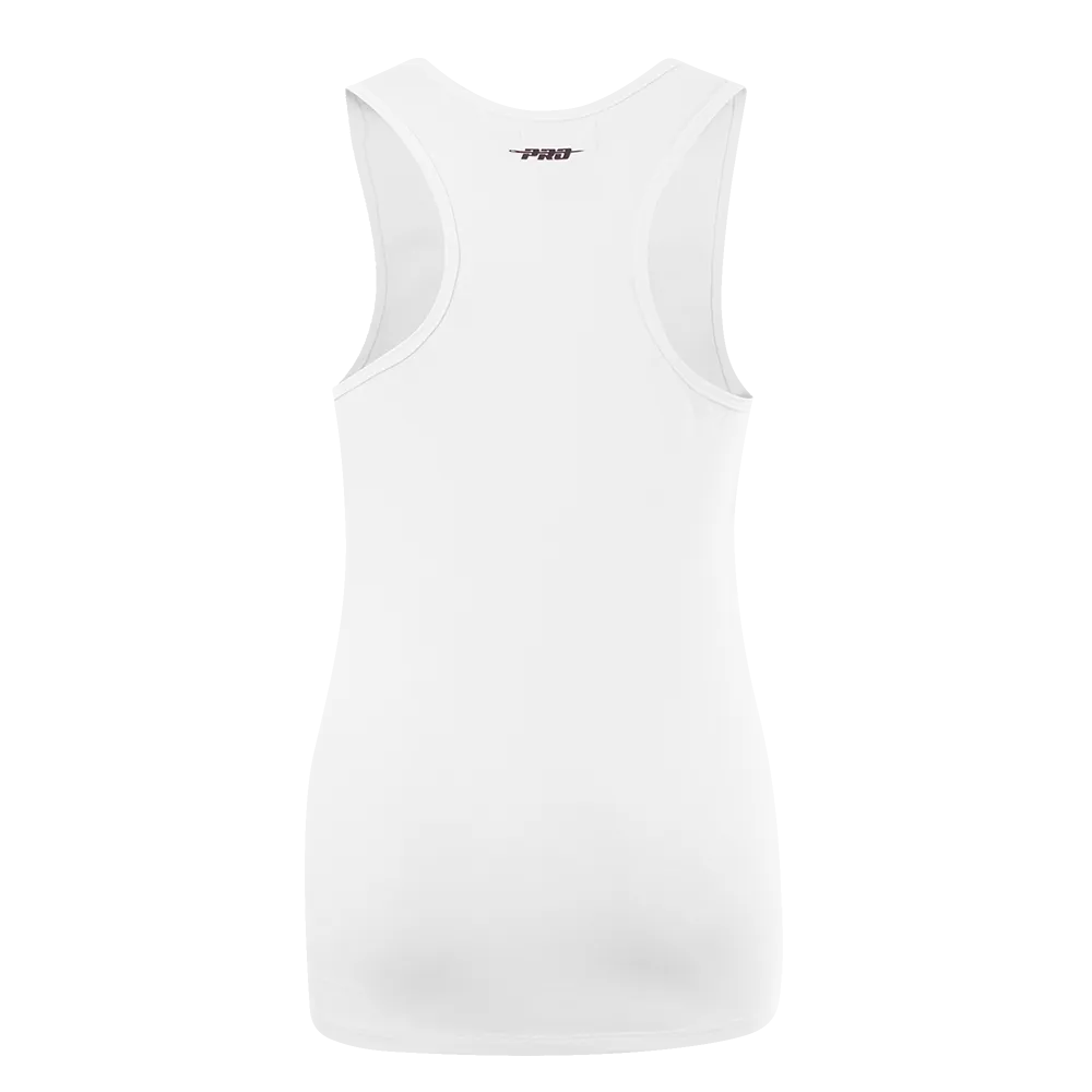 MLB HOUSTON ASTROS CLASSIC WOMEN'S RELAXED FIT RACERBACK (WHITE)
