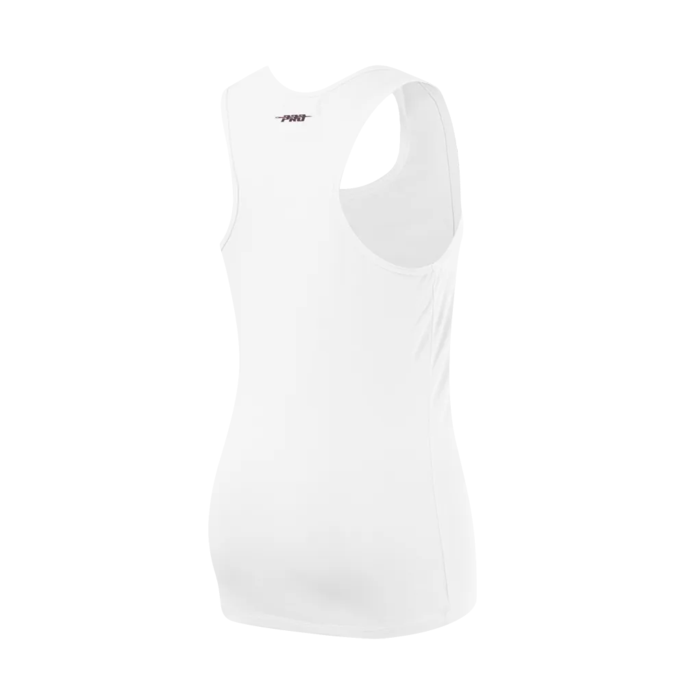 MLB HOUSTON ASTROS CLASSIC WOMEN'S RELAXED FIT RACERBACK (WHITE)