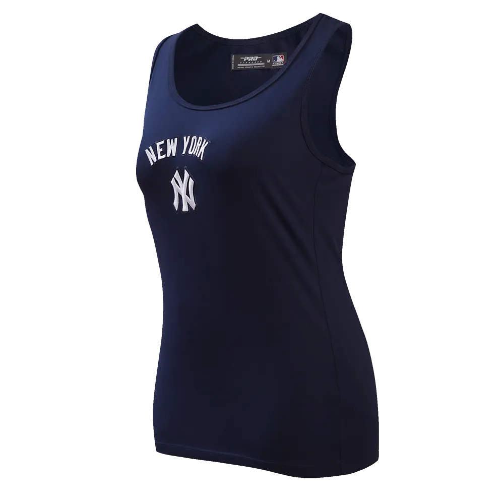 MLB NEW YORK YANKEES CLASSIC WOMEN'S RELAXED FIT RACERBACK (MIDNIGHT NAVY)