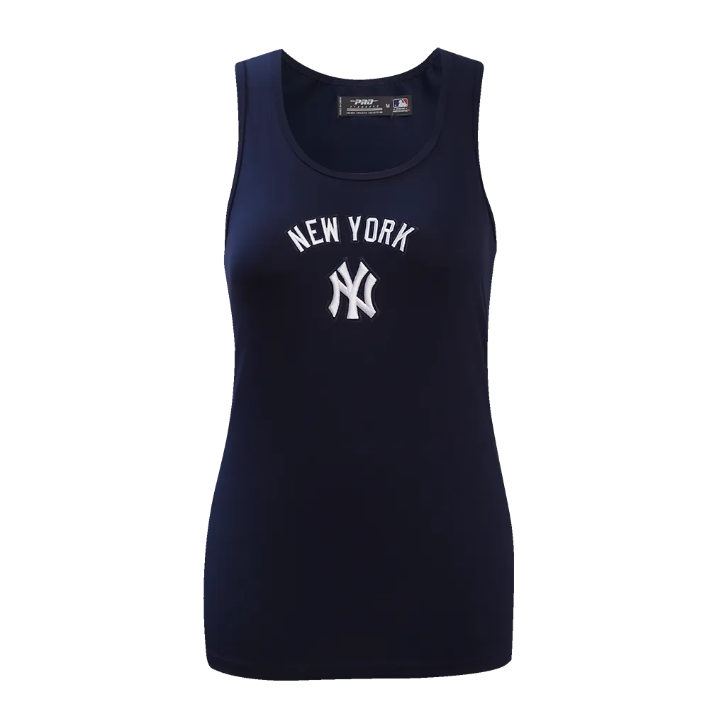 MLB NEW YORK YANKEES CLASSIC WOMEN'S RELAXED FIT RACERBACK (MIDNIGHT NAVY)
