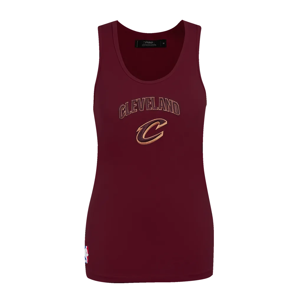 NBA CLEVELAND CAVALIERS CLASSIC WOMEN'S RELAXED FIT RACERBACK (WINE)