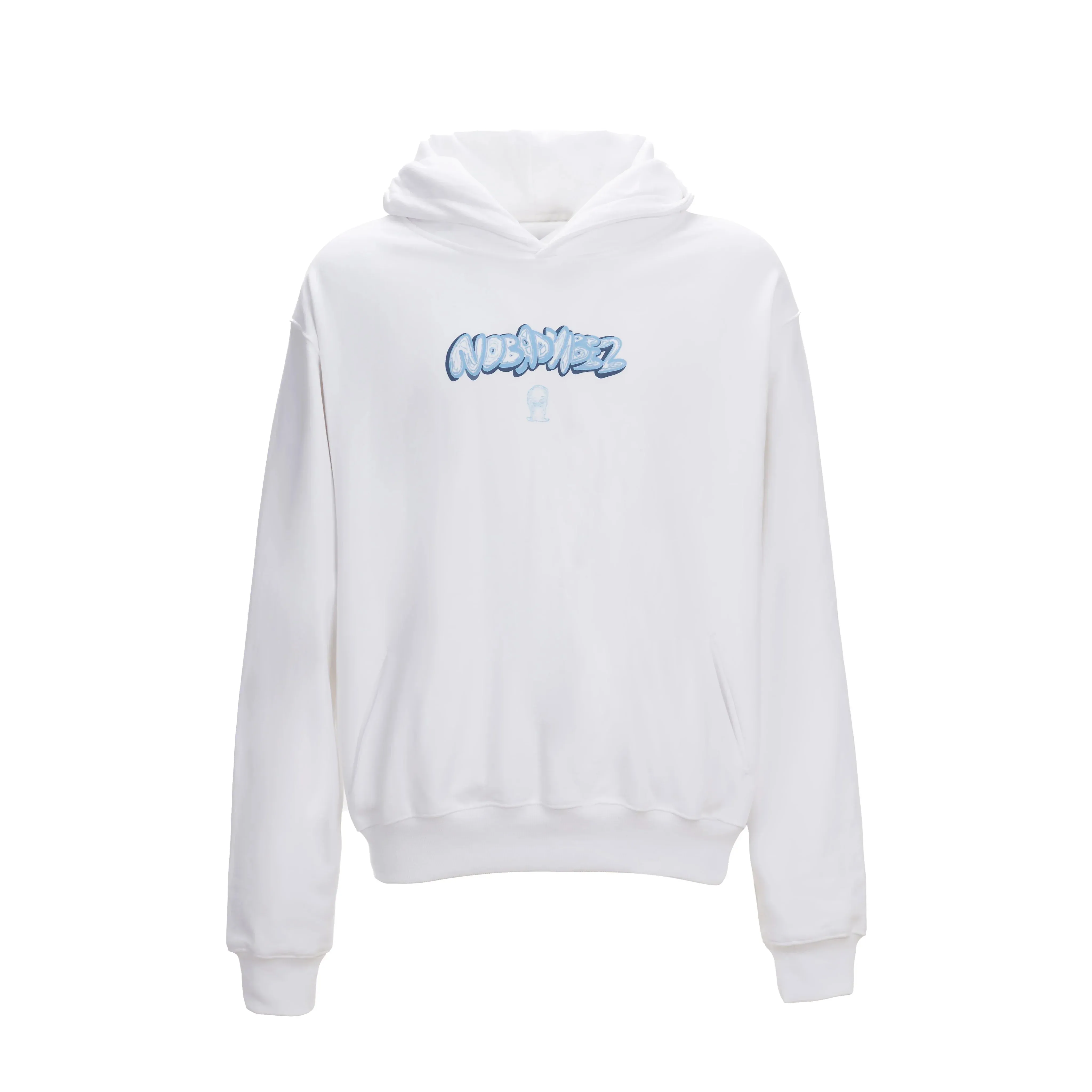 NOBADVIBEZ COZY BLU LGO HOODIE