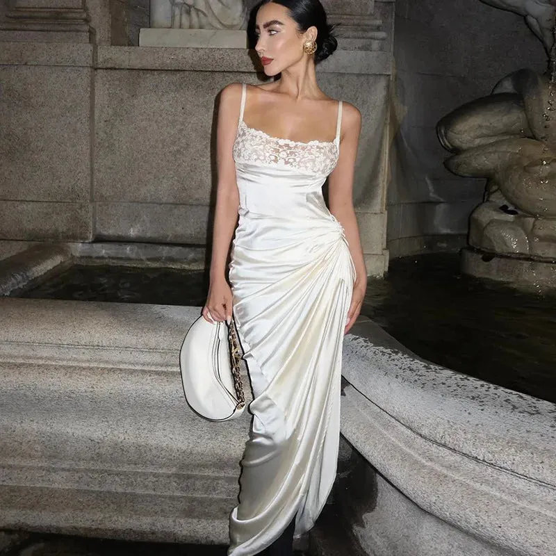 #PB Elegant Satin Slip Dress