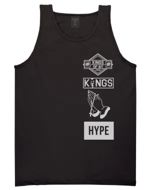 Prayer Hands Hype Left Logos Tank Top