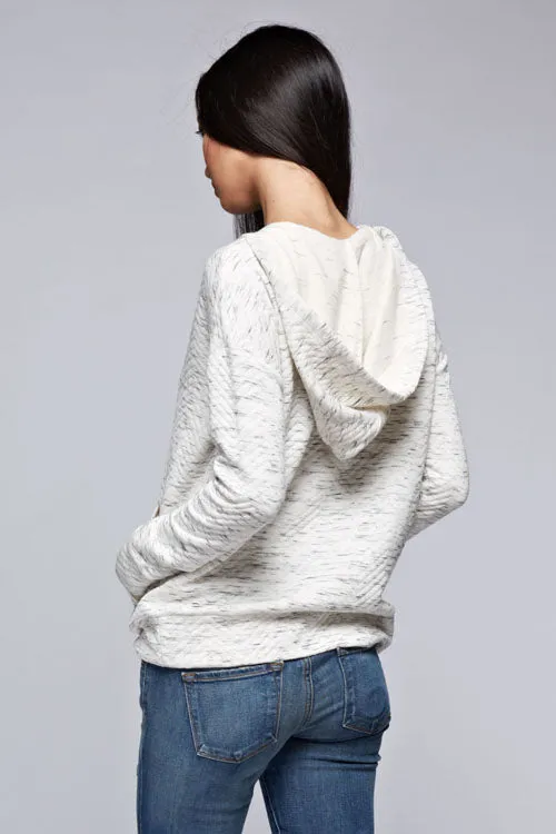 Quilted Pullover Hoodie