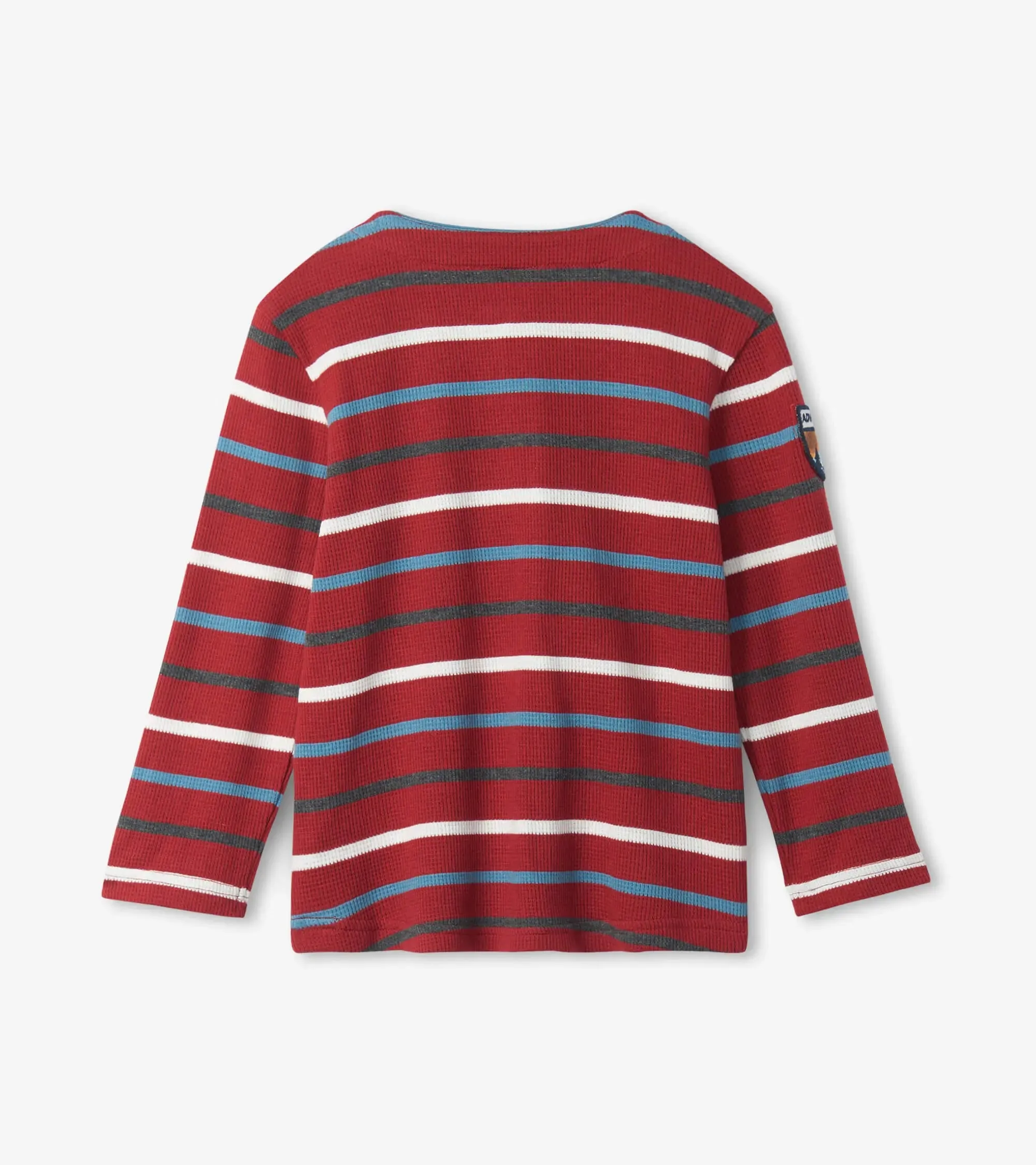 Winter Stripes Long Sleeve Henley | Hatley