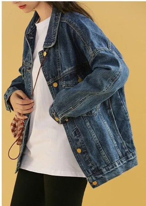 Women's Denim Jacket | Women Denim Coat | Women’s Jean Jacket | Blue Denim Jacket | Smalt Jean Jacket | Casual Jean Coat | Jacket for Women
